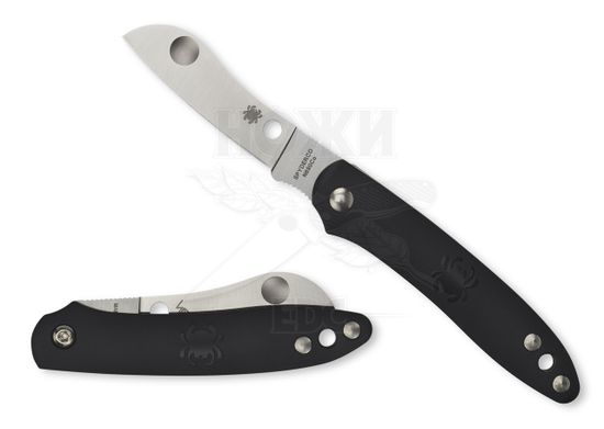 Складной нож Spyderco Roadie Slip Joint C189PBK c клинком из стали Böhler N690Co, рукоять FRN
