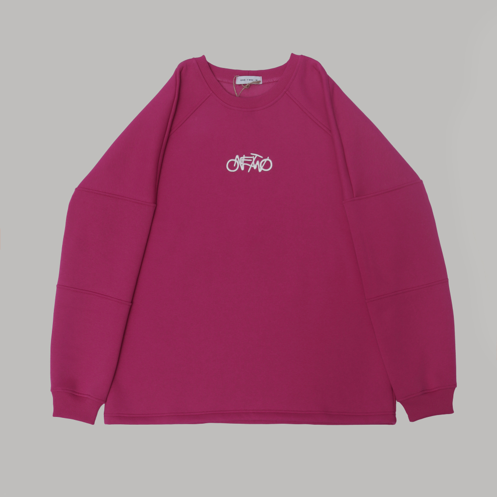 Raglan Sweatshirt Pink Peacock