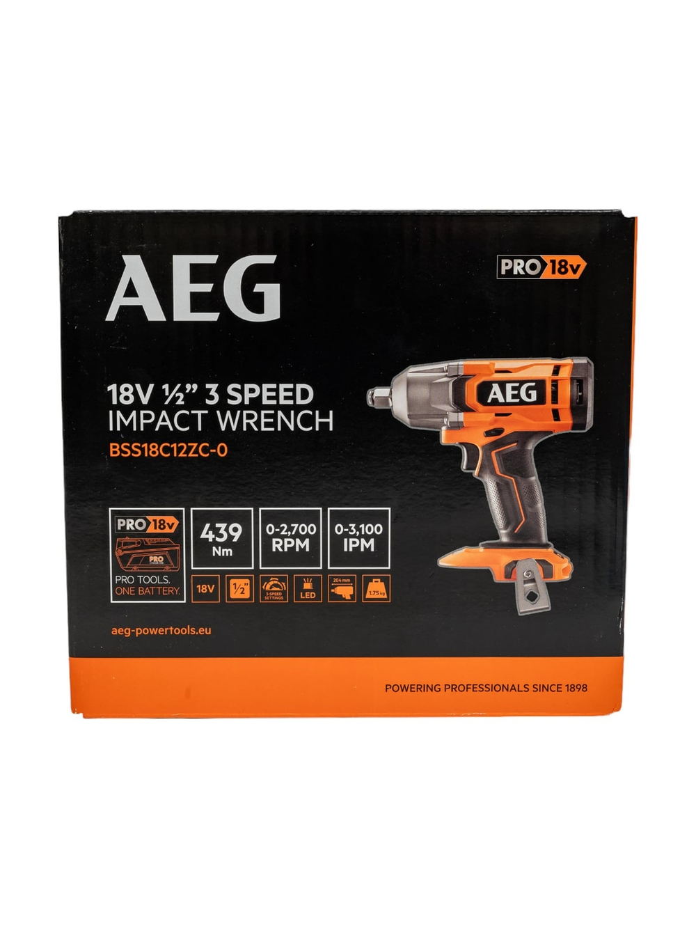 Ударный гайковерт AEG BSS18C12ZC-0 18В 4935481078