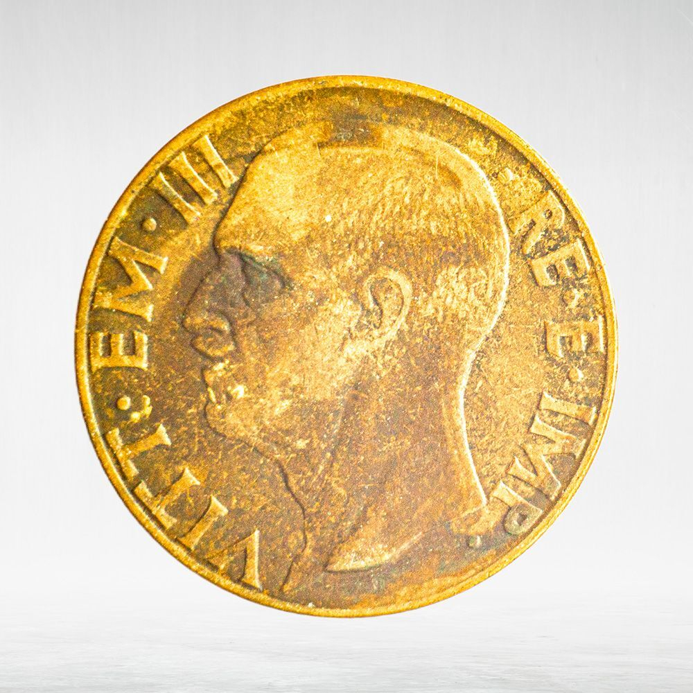 Italy 10 Centesimi 1941 R "Victor Emmanuel III", VF
