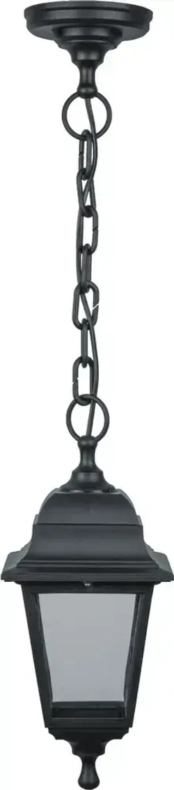 Светильник уличный Navigator 80 478, 4 грани, цоколь E27, IP44, подвесной, черный