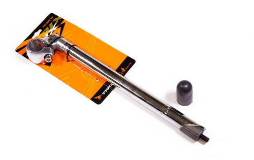 Вынос руля TRIX, алюминиевый кованый, для резьбовой вилки 1-1/8", под руль 25,4мм, одноболтовый, h-300мм, l-40мм, черный STTX-6833