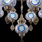 Citilux Каир CL419186 Люстра подвесная Мозаика Синяя