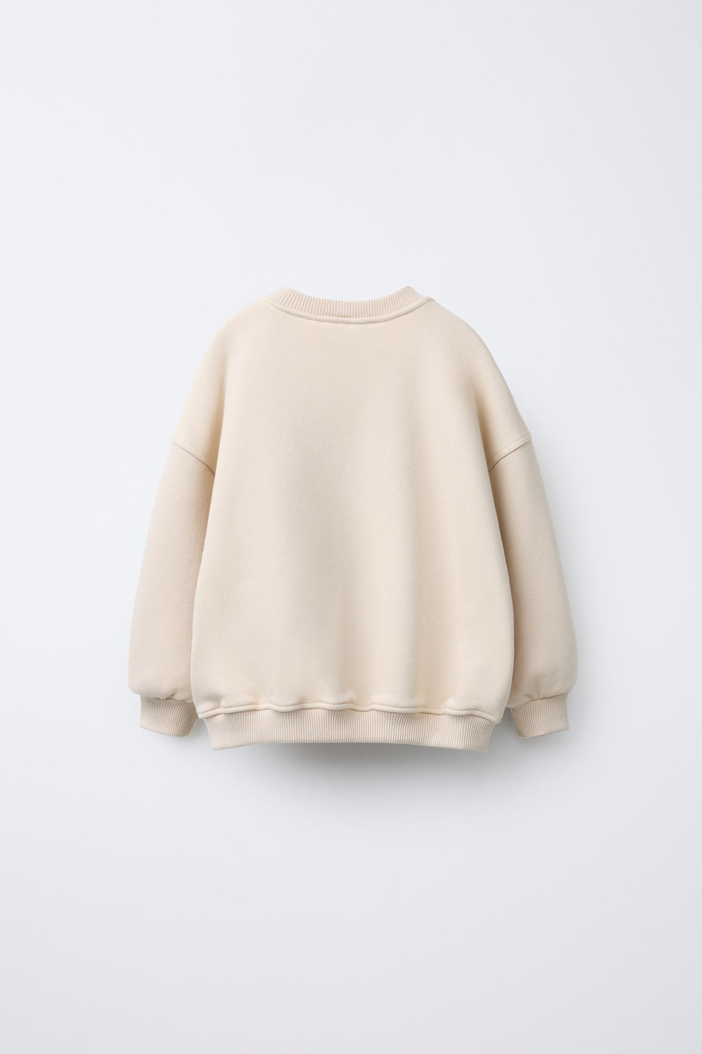 ZARA ТОЛСТОВКА С НАДПИСЬЮ, СВЕТЛО-ФИСТАШКОВЫЙ