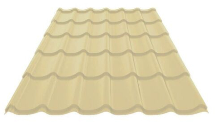 Профиль декоративный Монтерра-X 0,45мм RALL 1014 Слоновая кость