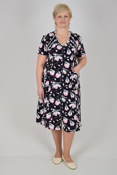 Халат женский "Виола К.П" молния (154)