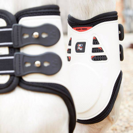 Ногавки PREMIER EQUINE Kevlar Airtechnology Fetlock зад (белый)