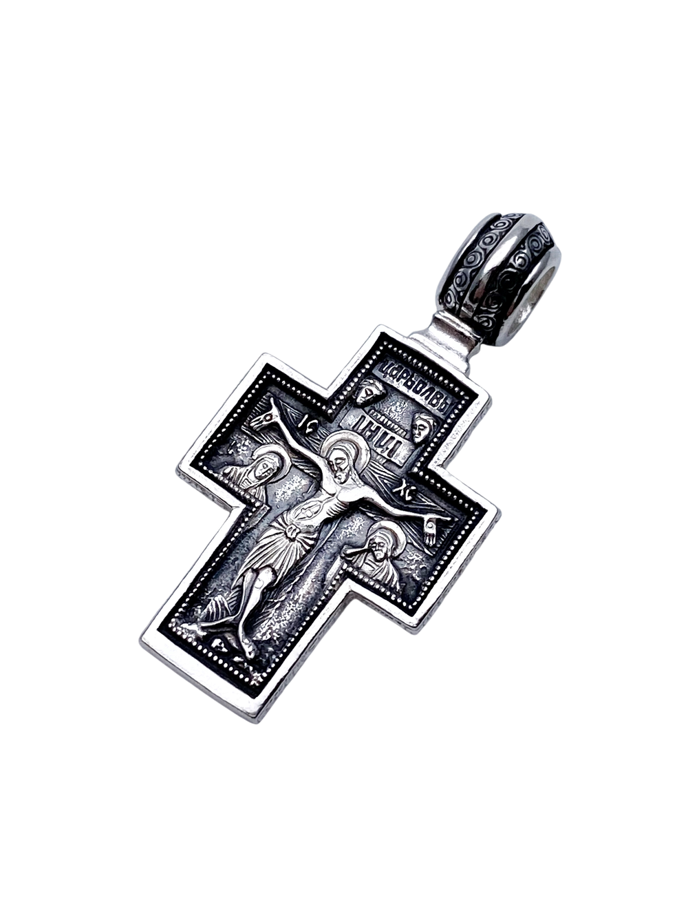 Крест из серебра/Чернение/Знамение