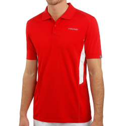 Мужское теннисное поло HEAD Club Tech Polo Men - Red, White