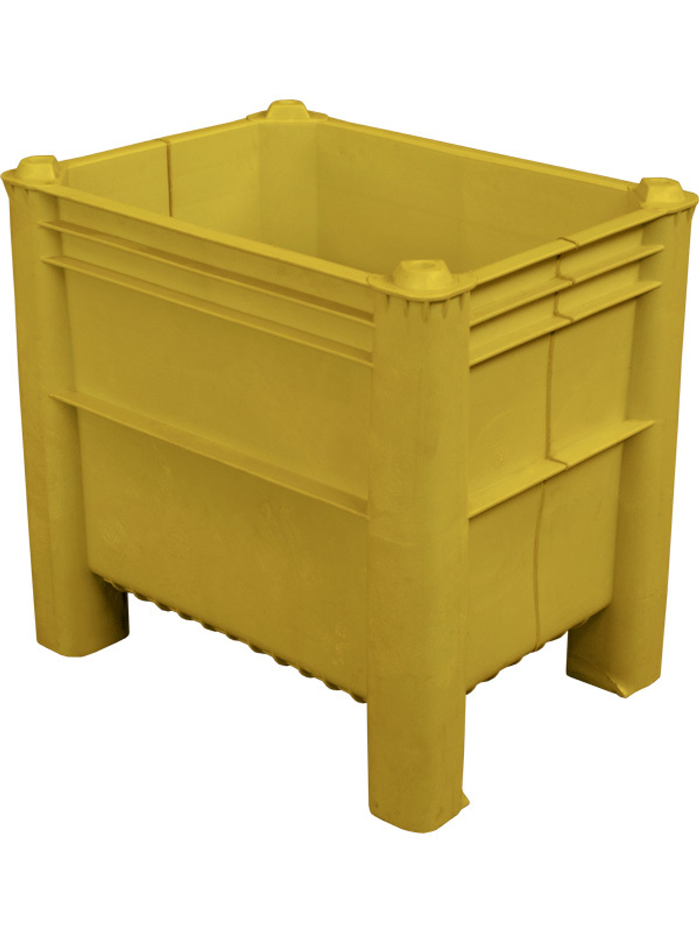BoxPallet 600х800х740 мм сплошной желтый, арт. 11-060-ОА-ТН, код: 07962