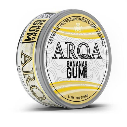ARQA SLIM PORTIONS СЛИМ BANANA GUM (70 МГ) - БАНАНОВАЯ ЖВАЧКА