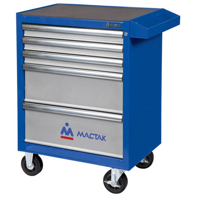 МАСТАК (52-05205B) Набор инструментов 205 предметов, "МАСТЕР 205", в синей тележке