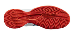 детские Кроссовки теннисные Wilson Rush Pro Jr 4.0 - blue coral/white/fiesta