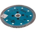 Диск алмазный отрезной 125*м14 Турбо с фланцем hot press FHQ452