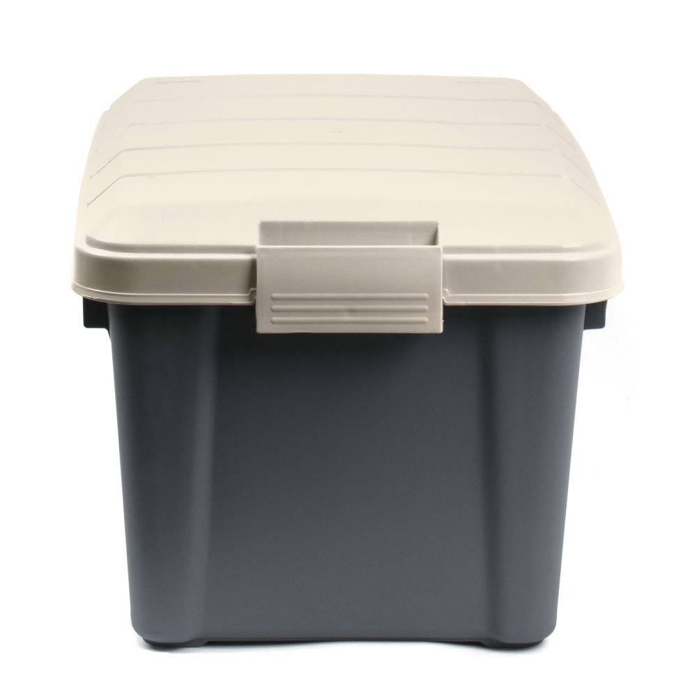 Ящик многофункц. особопрочный СЛЕДОПЫТ Expedition Box, 30 л, 500х360х320 мм, цв. графит/бежевый/3/