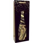 Пакет подар. с мат.лам.,золотист.тиснен.12*35*10 (Bottle) Приятный вечер, 210г