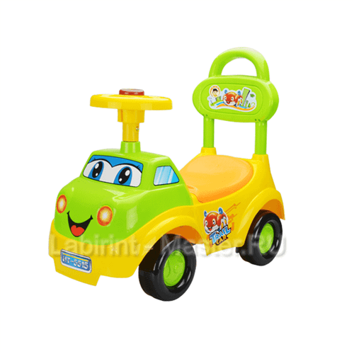 Детский толокар/каталка  "MalinaBay НТ-5515" желтый