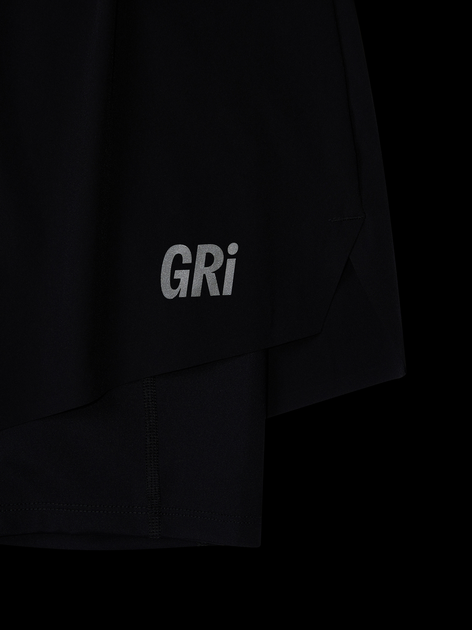 Шорты мужские 2в1 GRI Лето чёрные