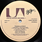 Poly Styrene - Translucence (Англия 1980г.)