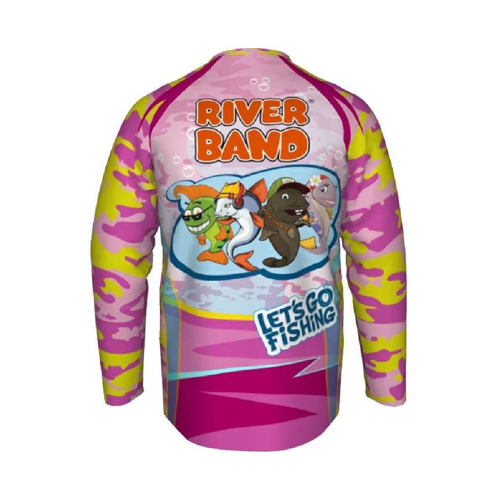 Футболка детская рыболовная River Band SUNNY размер 86