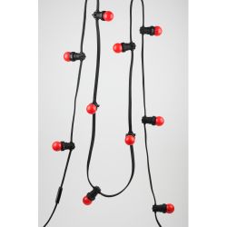 Лампочка светодиодная ЭРА STD ERARL45-E27 E27 / Е27 1Вт шар красный для белт-лайт