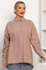 Рубашка Свободное падение (бежевая) Б14191-5М LT Collection