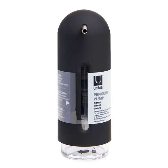 Диспенсер для жидкого мыла Penguin, 355 мл, черный