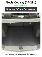 Коврик ЭВА в багажник авто для Geely Coolray I (19-23г.) дорестайлинг