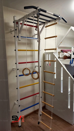 Монтаж шведской стенки Sv Sport в бетонные, кирпичные стены