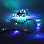 Гирлянда для дома 9,5м 100 ламп LED черный.пров, авторежим, IP-20, RGB (возможность соединения)