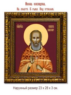 Емилиан Панасевич священномученик, чтец. Икона на холсте.