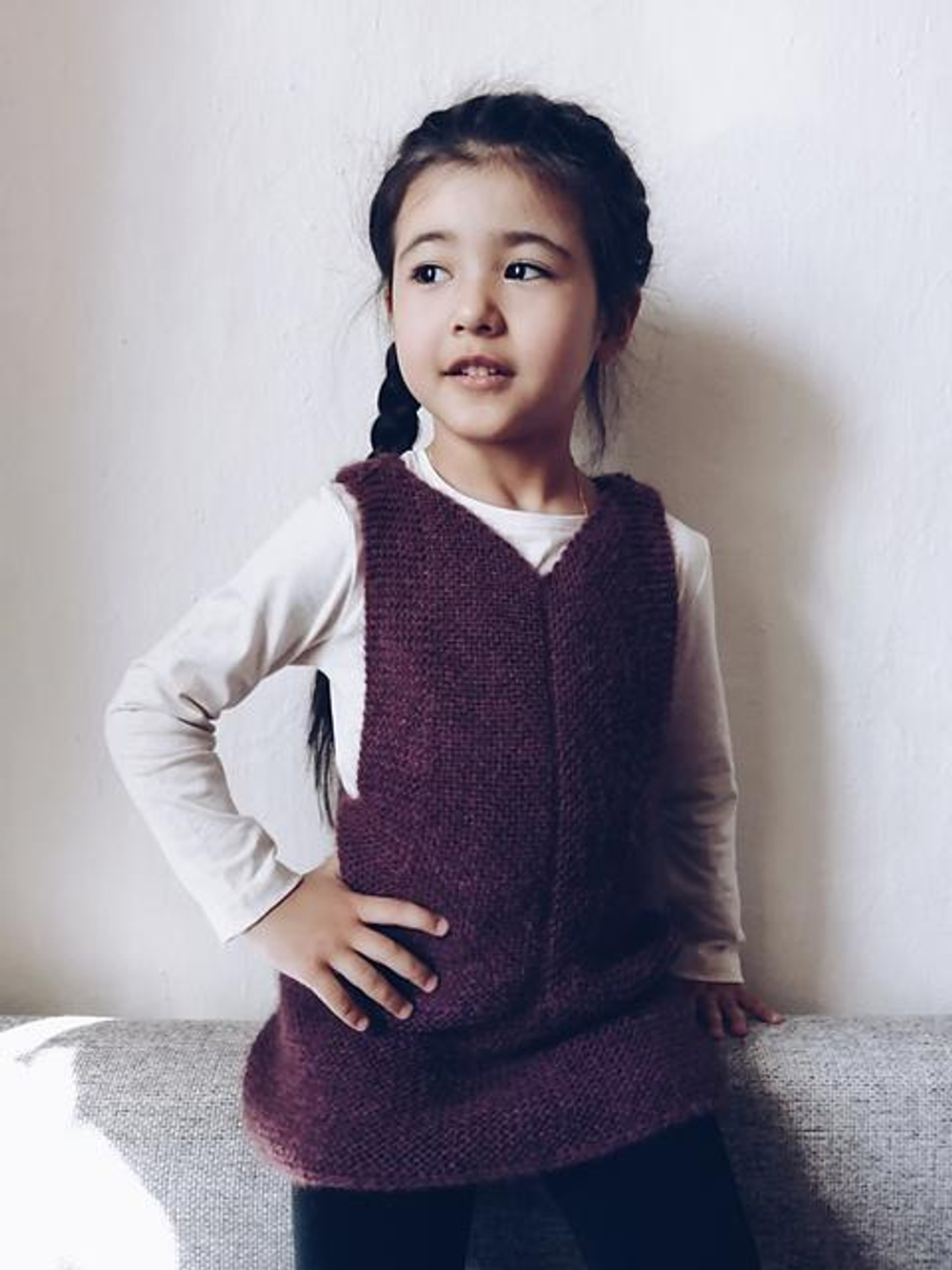 Жилет «Little Miss Josy»  | Описание и схема вязания для детей