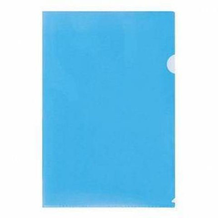 Папка-уголок LITE А4 пластик 100 мкм синий