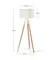 Торшер Uzagi белый и дерево
