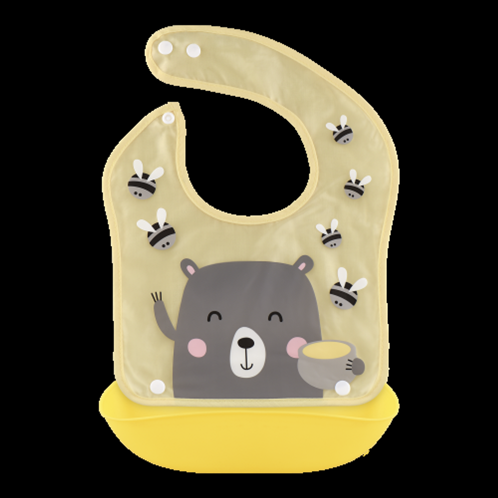 Фартук нагрудный с отстег. карманом, от 6 мес. РEVA, TPE, TC арт.27556/12 (Lubby)