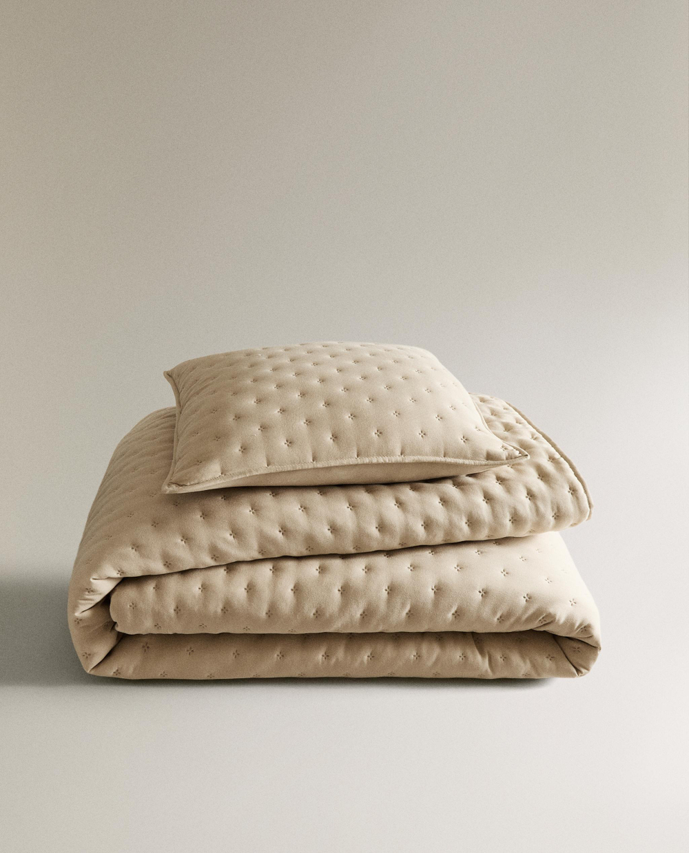 Zara Home покрывало из полиэстера, голубой