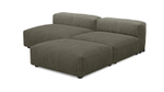 Угловой диван Фиджи большой и глубокий (Еврокнижка) Cilium Brown 210*242*62 см, Коричневый Вельвет Еврокнижка Фиеста