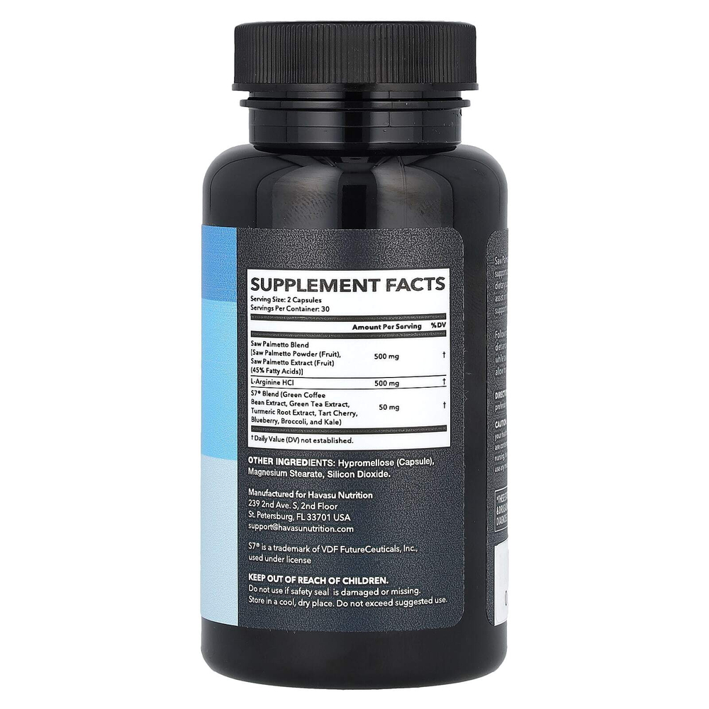 Havasu Nutrition, сереноя, для активных мужчин, 60 капсул