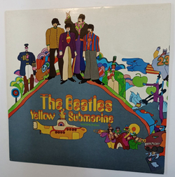 Винтажная виниловая пластинка The Beatles Yellow Submarine (UK 1981)