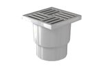 Трап 110 вертикальный решетка-нерж.сталь (150х150) ТА1212АНИ