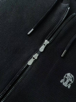 Мужской спортивный костюм Brunello Cucinelli черно пепельного цвета