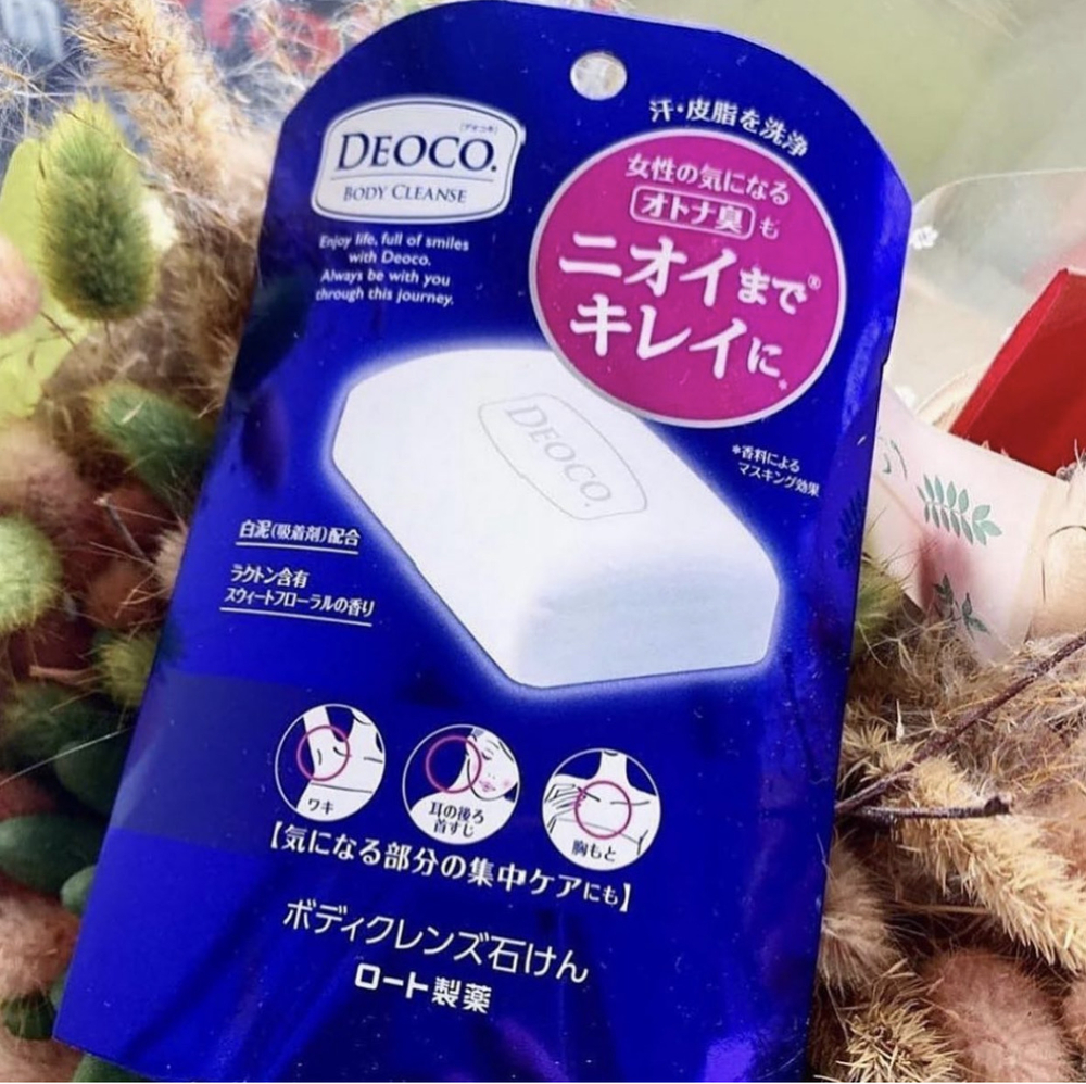 Мыло против возрастного запаха тела Rohto DEOCO Body Cleanse Soap, Япония