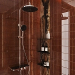 Душевая система Aqueduto CHUVA с изливом, хром