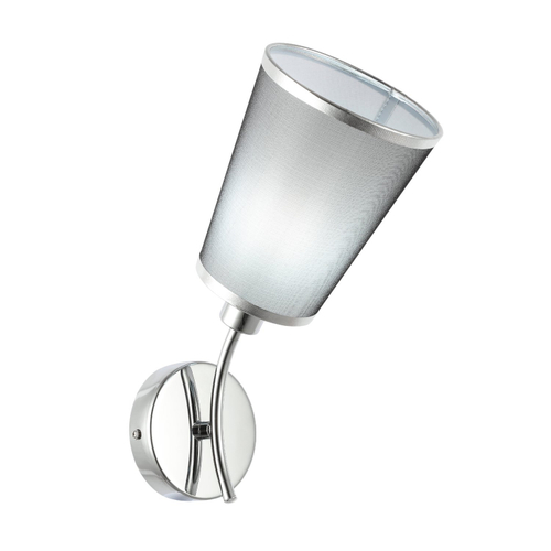 SLE103001-01 Светильник настенный Хром/Черный E14 1*40W MALEONTE