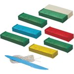 Набор для изготовления свечей ЛУЧ "Ёлка" (восковые пластины, 5 цветов, фитиль, стек), 30С 1909-08