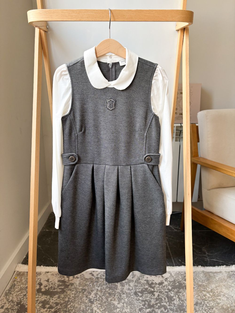 Трикотажное платье Monnalisa, 128