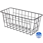 Корзина металлическая универсальная «ФАРГО», цвет черный, 29*12*12см (лейбл)