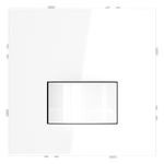 Датчик движения встраиваемый VOLTUM S70, (белый глянцевый)