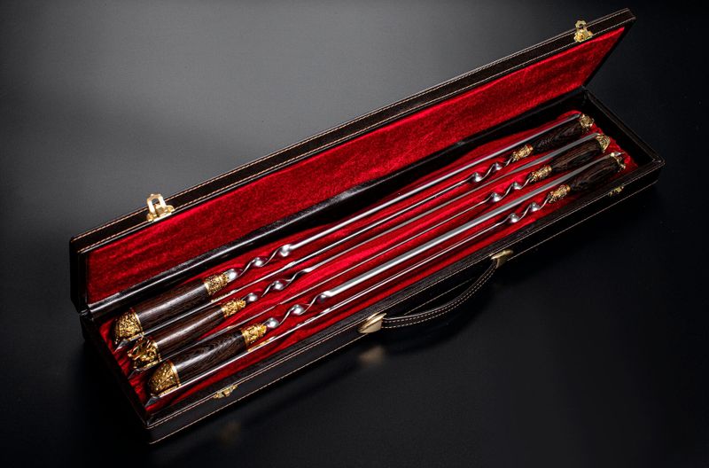 Шампуры в кейсе