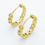 Швензы-кольца, цвет золото, размер 18 мм, цена за пару